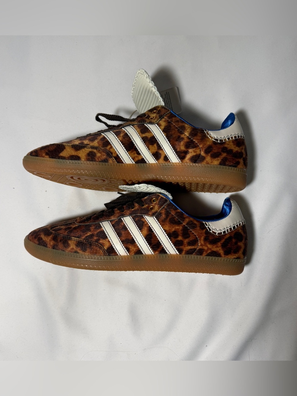 Adidas Originals x Wales Bonner Samba Pony 'Leopard' - Style IE0578 - Size 10